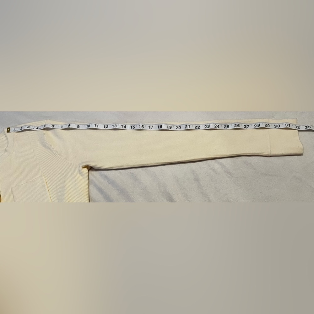 NEW Favorite Daughter The Quinn Cardigan Cream/Gold Size XL - Picture 11 of 16